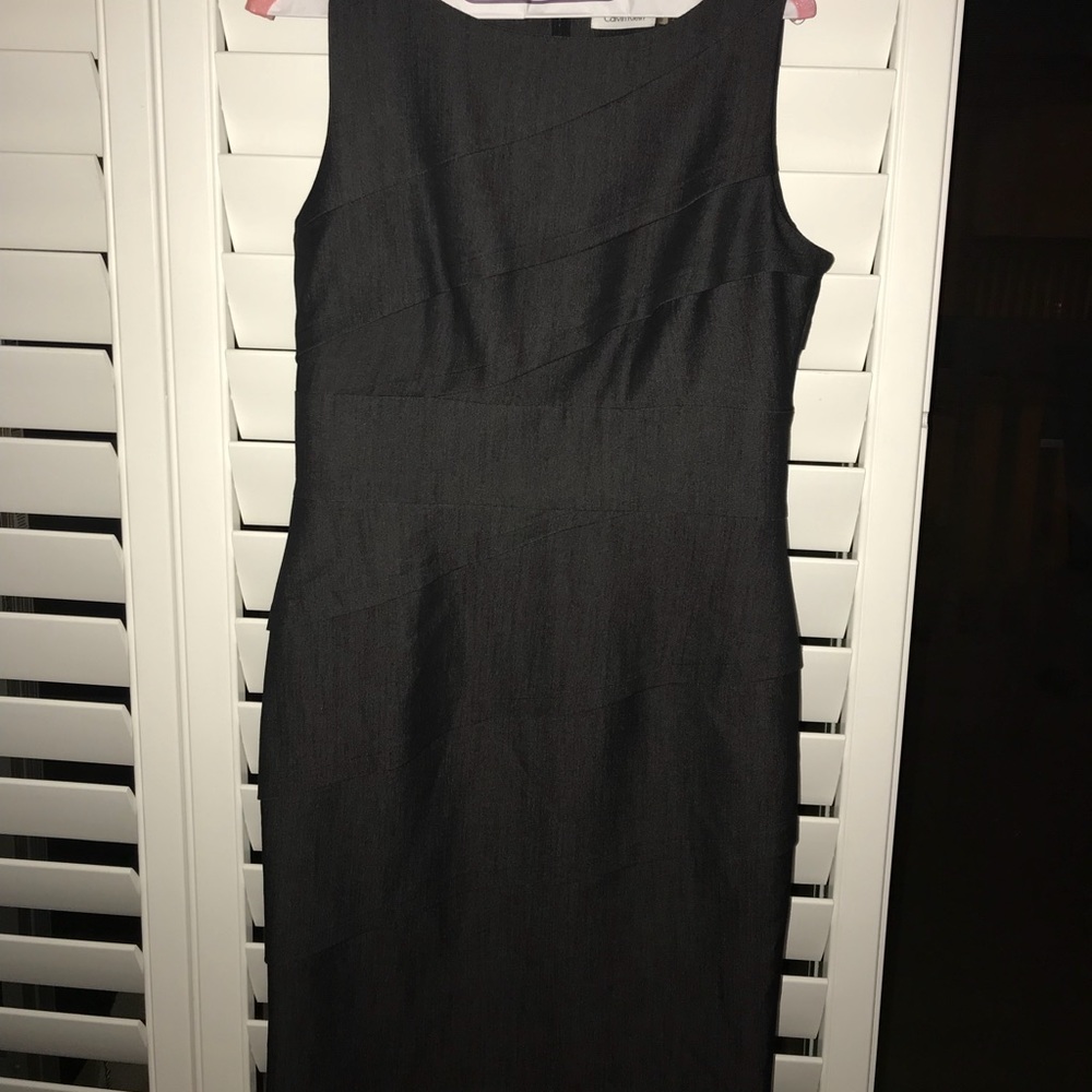 Deep Gray Calvin Klein dress
